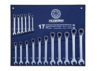 Combination-Stop-Ring-Ratchet-Wrench-Set-17Pcs--